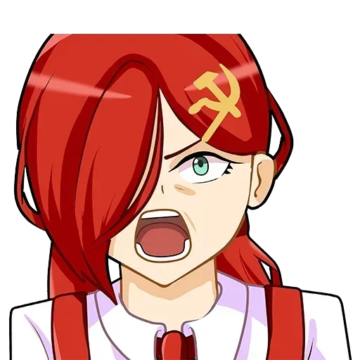 👺 Стикер «communism-chan» для Telegram