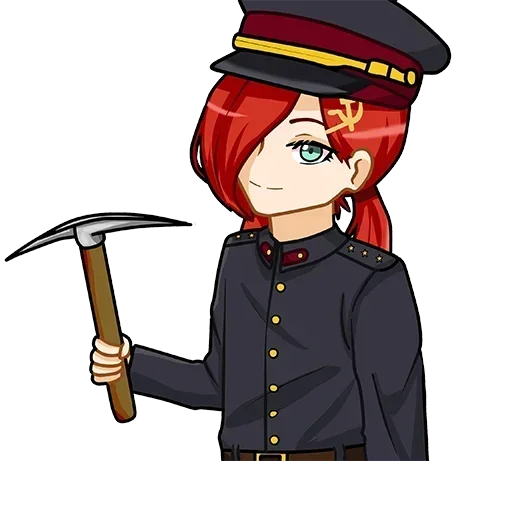 😙 Стикер «communism-chan» для Telegram