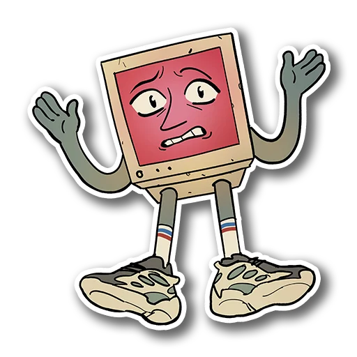 😨 Стикер «EGOR COMPIK MASKOT» для Telegram