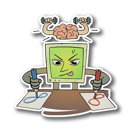 🤯 Стикер «EGOR COMPIK MASKOT» для Telegram