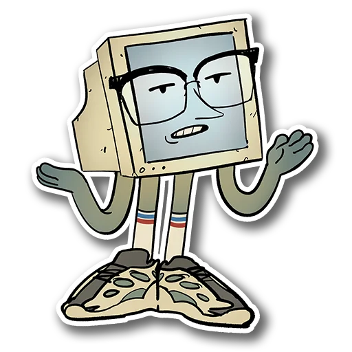 🤓 Стикер «EGOR COMPIK MASKOT» для Telegram