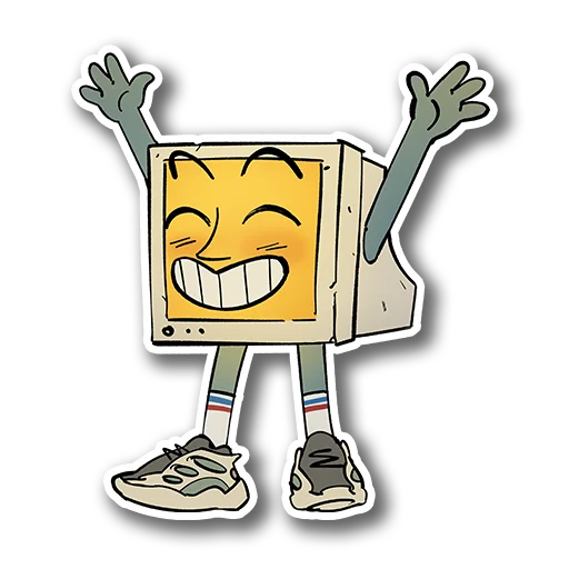 😁 Стикер «EGOR COMPIK MASKOT» для Telegram