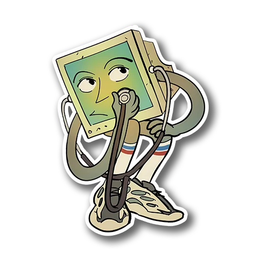 🩺 Стикер «EGOR COMPIK MASKOT» для Telegram