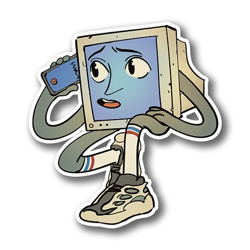 📞 Стикер «EGOR COMPIK MASKOT» для Telegram