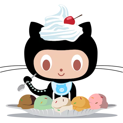 🍨 Стикер «Octocat» для Telegram