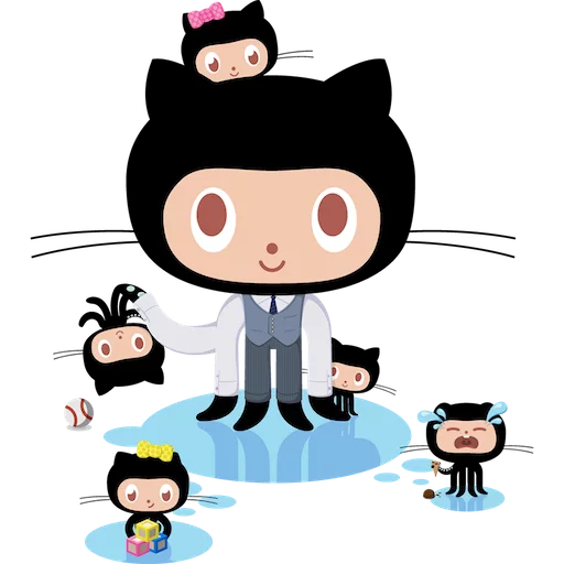 👨 Стикер «Octocat» для Telegram