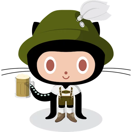 👖 Стикер «Octocat» для Telegram