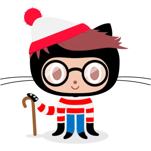 🗺 Стикер «Octocat» для Telegram