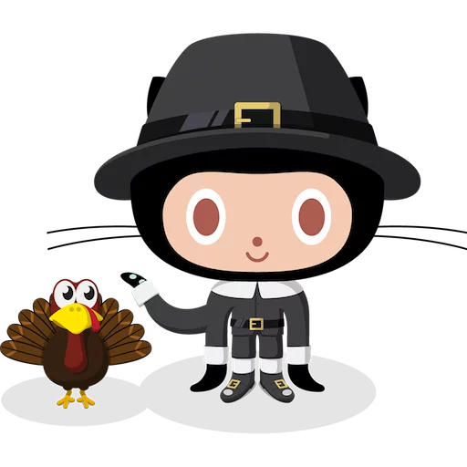 🦃 Стикер «Octocat» для Telegram