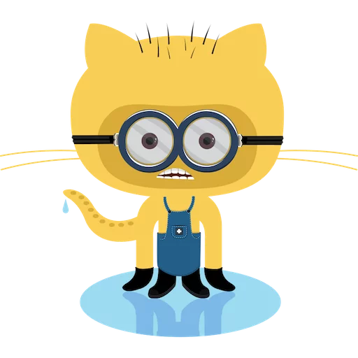 🍌 Стикер «Octocat» для Telegram