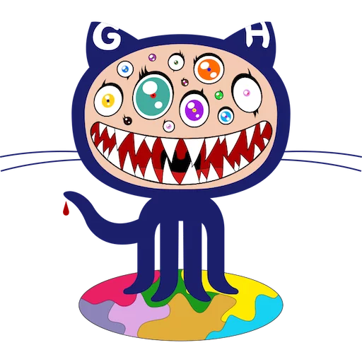 👹 Стикер «Octocat» для Telegram