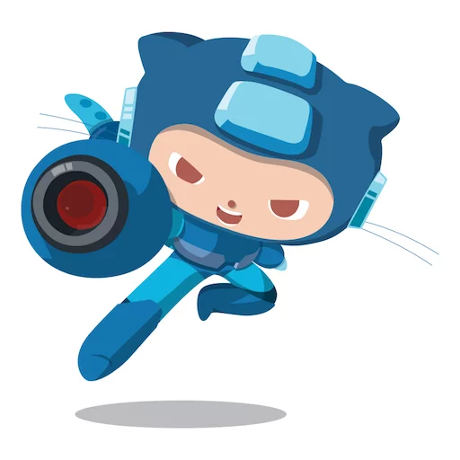 🔫 Стикер «Octocat» для Telegram