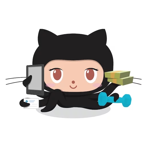 👩 Стикер «Octocat» для Telegram