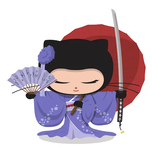 🎎 Стикер «Octocat» для Telegram