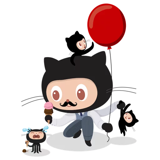 👶 Стикер «Octocat» для Telegram