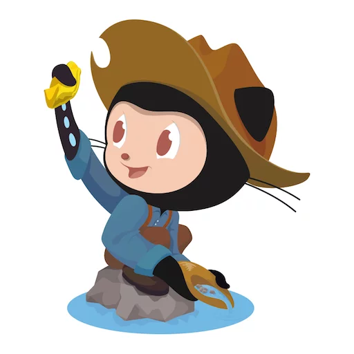 ⛏ Стикер «Octocat» для Telegram
