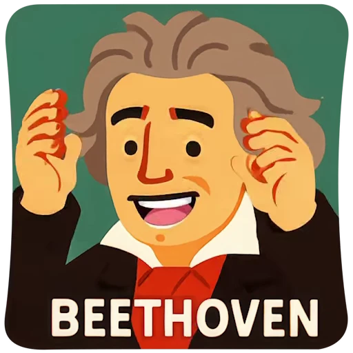 🎶 Стикер «composers» для Telegram