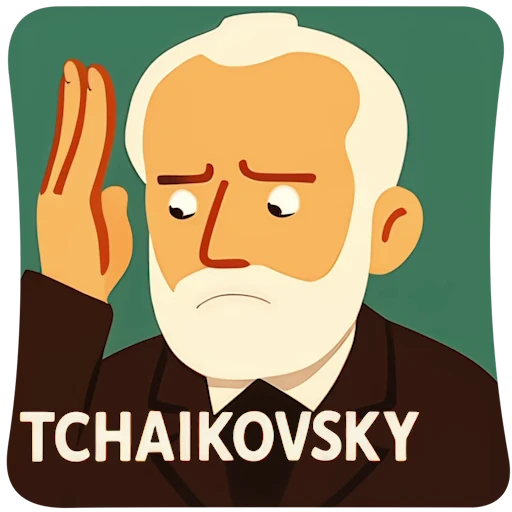 🎼 Стикер «composers» для Telegram