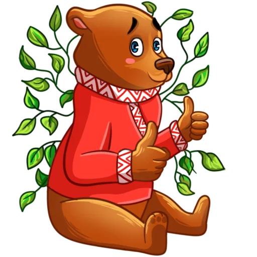 👍 Стикер «Comrade Bearski» для Telegram