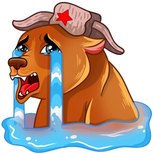 😭 Стикер «Comrade Bearski» для Telegram