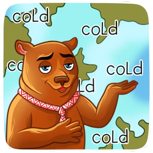 ❄ Стикер «Comrade Bearski» для Telegram