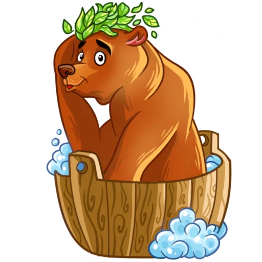 🛁 Стикер «Comrade Bearski» для Telegram