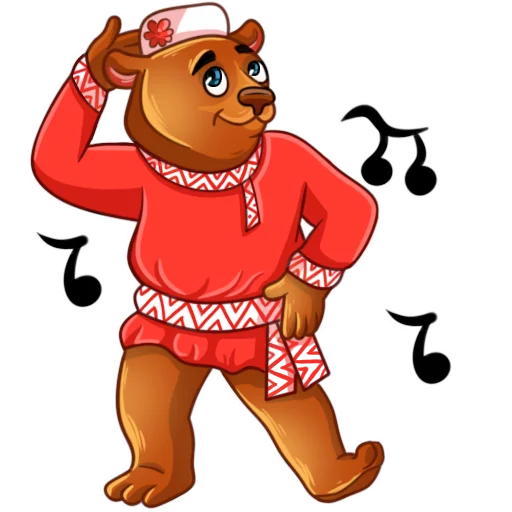 🕺 Стикер «Comrade Bearski» для Telegram