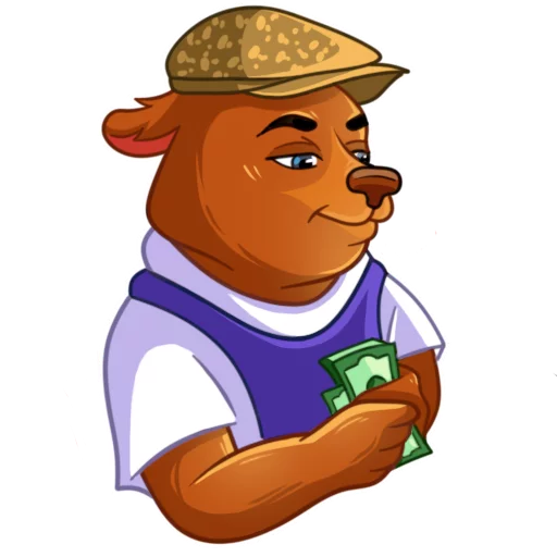 🤑 Стикер «Comrade Bearski» для Telegram