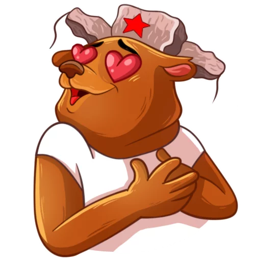 ❤ Стикер «Comrade Bearski» для Telegram