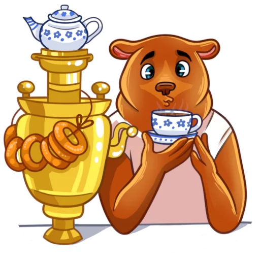 ☕ Стикер «Comrade Bearski» для Telegram