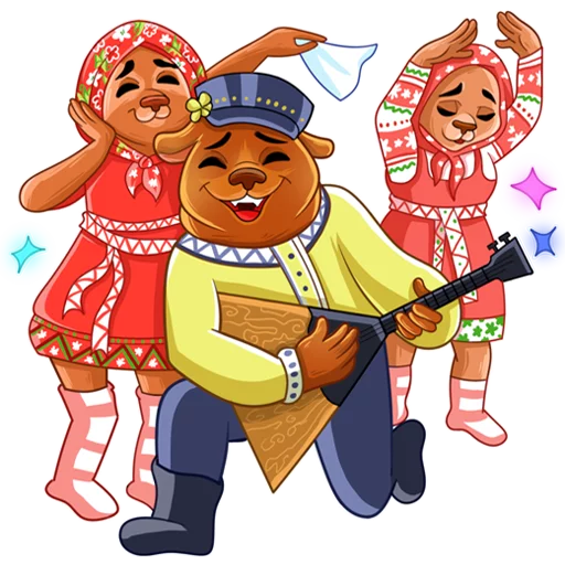 🕺 Стикер «Comrade Bearski» для Telegram