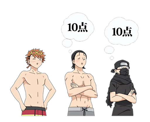 💯 Стикер «Komi-san wa Comyushou Desu» для Telegram