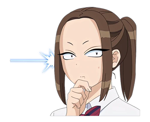 🤔 Стикер «Komi-san wa Comyushou Desu» для Telegram
