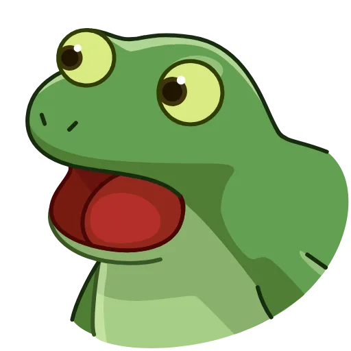 😱 Эмодзи «Concerned Froge Emoji» для Telegram