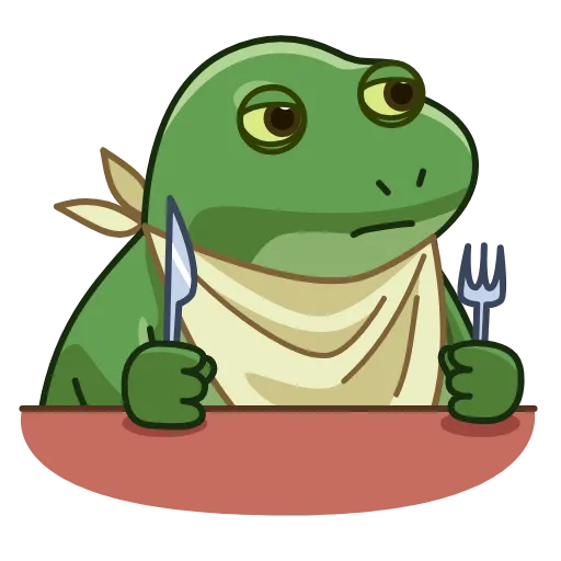 🍴 Эмодзи «Concerned Froge Emoji» для Telegram