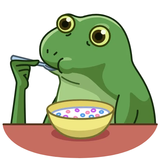 😱 Эмодзи «Concerned Froge Emoji» для Telegram