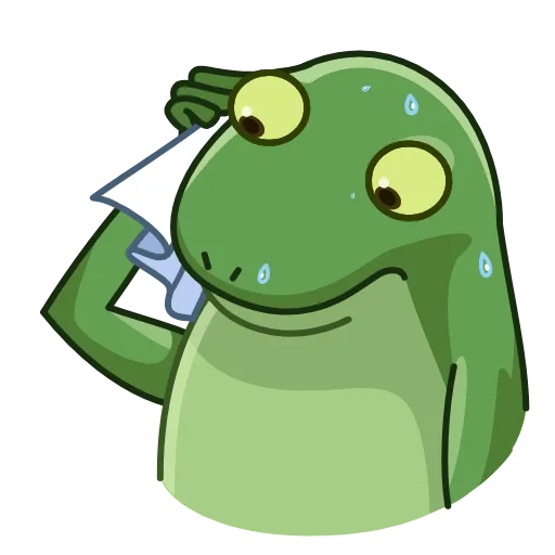 😬 Эмодзи «Concerned Froge Emoji» для Telegram