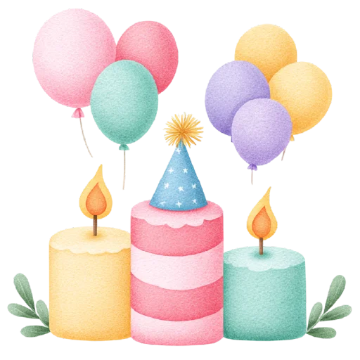 🎈 Стикер «HAPPY BIRTHDAY» для Telegram