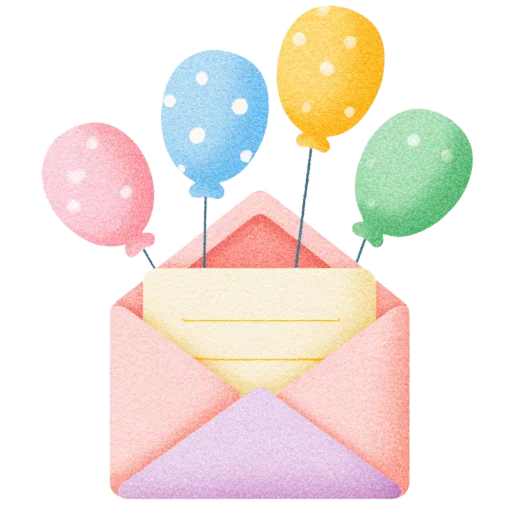 🎈 Стикер «HAPPY BIRTHDAY» для Telegram