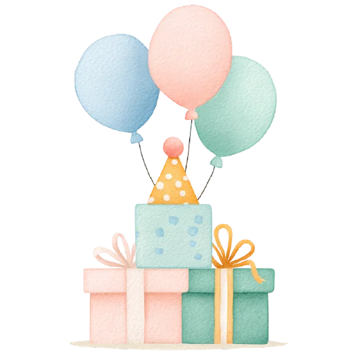 🎈 Стикер «HAPPY BIRTHDAY» для Telegram