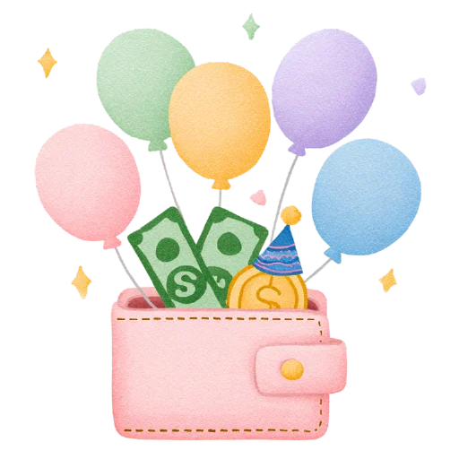 🎈 Стикер «HAPPY BIRTHDAY» для Telegram