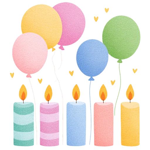 🎈 Стикер «HAPPY BIRTHDAY» для Telegram