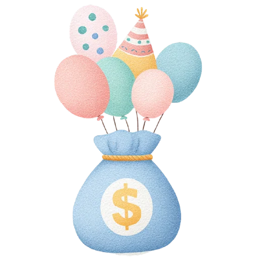 🎈 Стикер «HAPPY BIRTHDAY» для Telegram