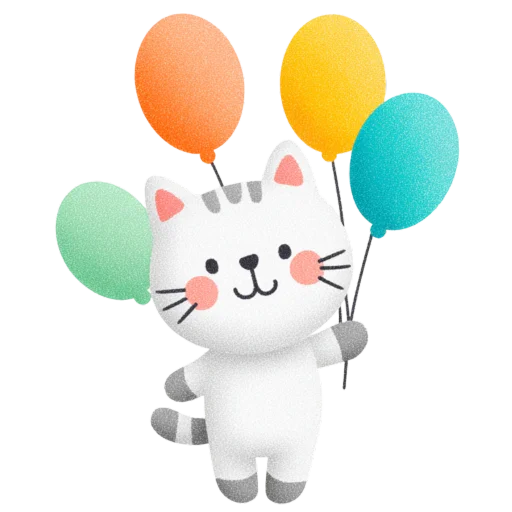 🎈 Стикер «HAPPY BIRTHDAY» для Telegram