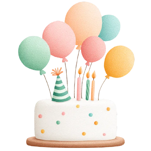 🎈 Стикер «HAPPY BIRTHDAY» для Telegram