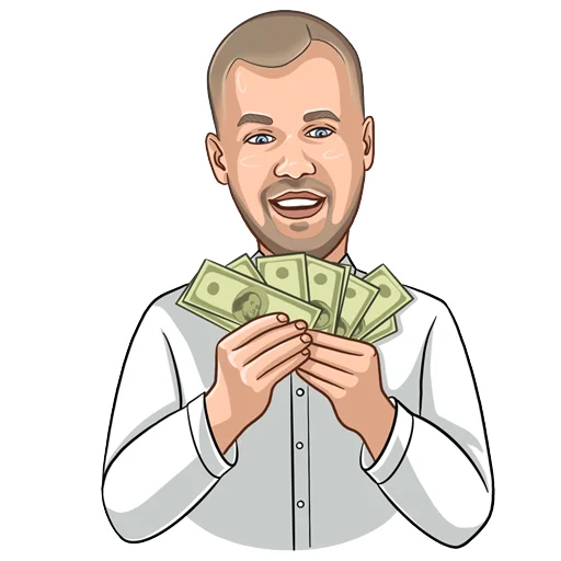 💵 Стикер «connect 24 space» для Telegram