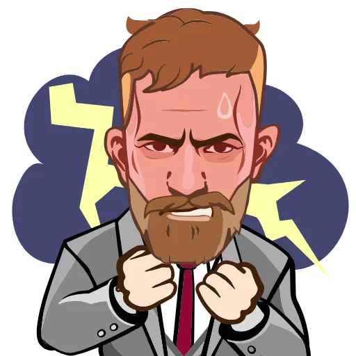 Стикерпак ConorAnimated для Telegram