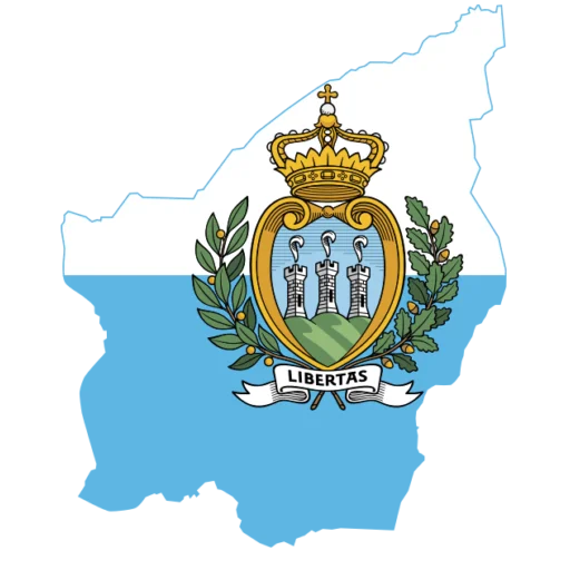 🇸🇲 Стикер «Country of europe» для Telegram