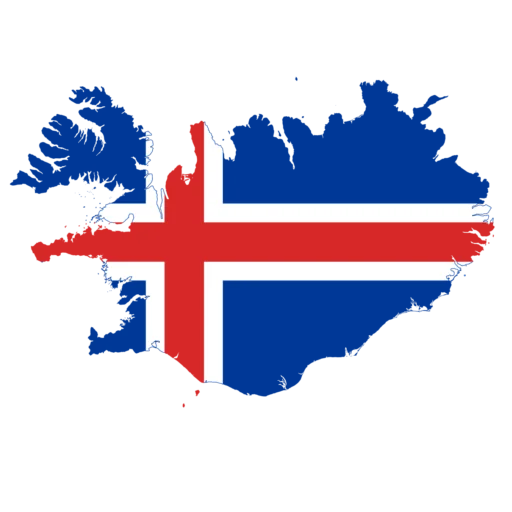 🇮🇸 Стикер «Country of europe» для Telegram