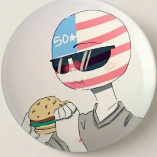 🍔 Стикер «Contryhumans» для Telegram